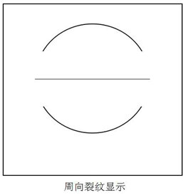 A型试片周向显示图示